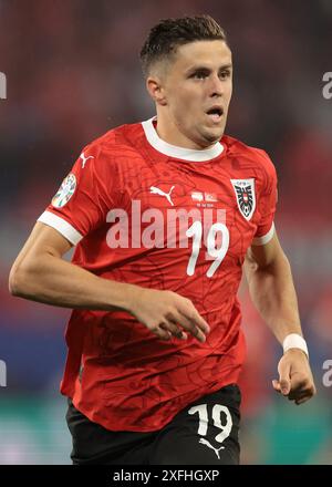 Leipzig, Allemagne. 2 juillet 2024. Christoph Baumgartner, autrichien, lors de la 16e manche des Championnats d'Europe de l'UEFA au stade de Leipzig, Leipzig. Le crédit photo devrait se lire : Jonathan Moscrop/Sportimage crédit : Sportimage Ltd/Alamy Live News Banque D'Images