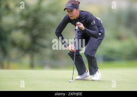 St Albans, Royaume-Uni. 03 juillet 2024. Georgia Hall lors du tournoi de golf Aramco Team Series au Centurian Club, St Albans, Royaume-Uni, le 3 juillet 2024. Photo de Phil Hutchinson. Utilisation éditoriale uniquement, licence requise pour une utilisation commerciale. Aucune utilisation dans les Paris, les jeux ou les publications d'un club/ligue/joueur. Crédit : UK Sports pics Ltd/Alamy Live News Banque D'Images