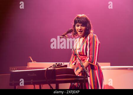 Montréal, Canada, 3 juillet 2024. Concert de Norah Jones au Festival de Jazz de Montréal, Canada. Crédit : François Robert-Durand/Alamy Live News Banque D'Images