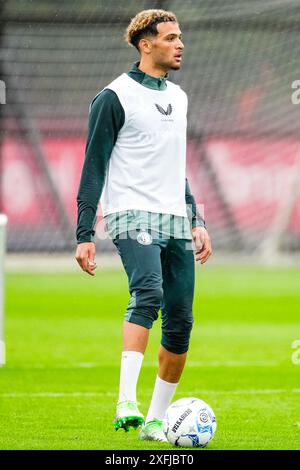 Rotterdam, pays-Bas. 03 juillet 2024. Rotterdam - Antef Tsoungui de Feyenoord lors de la première formation de Feyenoord le 3 juillet 2024 au Trainingscomplex 1908 à Rotterdam, pays-Bas (VK Sportphoto/Yannick Verhoeven) crédit : Box to box Pictures/Alamy Live News Banque D'Images