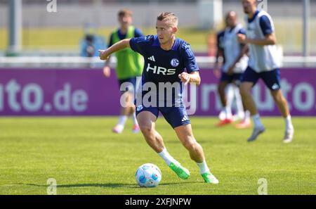 Gelsenkirchen, Deutschland. 26 juin 2024. firo : 26.06.2024, football, football, 2e division, 2e Bundesliga, saison 2024/2025, FC Schalke 04, entraînement, Paul Seguin crédit : dpa/Alamy Live News Banque D'Images