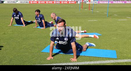 Gelsenkirchen, Deutschland. 26 juin 2024. firo : 26.06.2024, football, football, 2e division, 2e Bundesliga, saison 2024/2025, FC Schalke 04, entraînement, Kenan Karaman crédit : dpa/Alamy Live News Banque D'Images