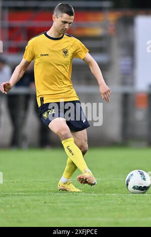 Maasmechelen, Belgique. 03 juillet 2024. Wolke Janssens de STVV photographié en action lors d'un match amical de football entre Patro Eisden Maasmechelen et Sint-Truiden VV, mercredi 03 juillet 2024 à Maasmechelen, en préparation de la prochaine saison 2024-2025 de la Jupiler Pro League. BELGA PHOTO JOHAN Eyckens crédit : Belga News Agency/Alamy Live News Banque D'Images