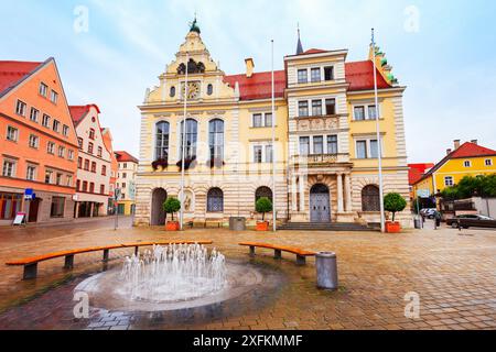 Vieille mairie d'Ingolstadt ou Rathaus. Ingolstadt est une ville de Bavière, Allemagne. Banque D'Images