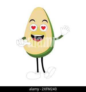 Personnages de mascotte d'avocats de dessin animé, dessin à la main dessin animé de style doodle personnage illustration d'icône de conception d'avocat dessin animé Illustration de Vecteur