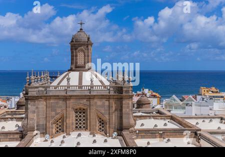 Gran Canaria, Espagne : 21 mars 2024 : vue sur Las Palmas, capitale de Gran Canaria, îles Canaries, Espagne Banque D'Images