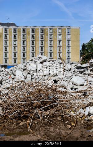 Sølund Plejecenter, maison de retraite, démolition partielle (2021) ; Copenhague, Danemark Banque D'Images
