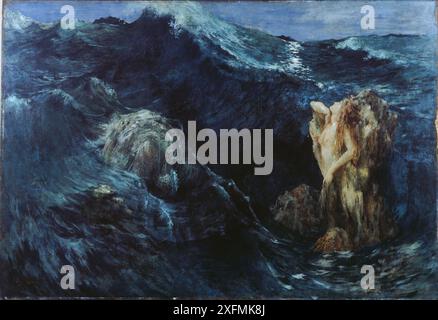 Scylla et Charybde. Musée : Musée de la vie romantique, Paris. Auteur : Ary Ernest Renan. Banque D'Images