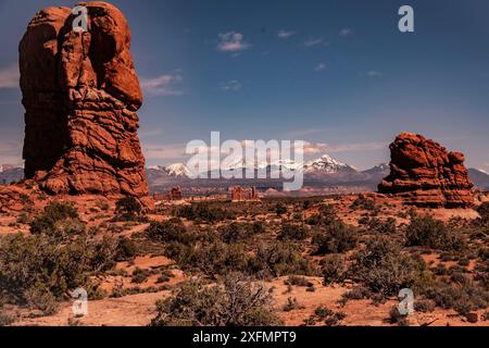 Arches National Park, Moab, Utah Banque D'Images