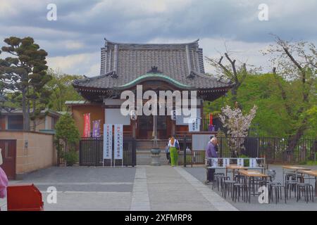 Sanctuaire Daikokutendo dans l'étang de Shinobazu, Ueno, Taito, Tokyo, Japon Banque D'Images