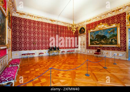 Munich, Allemagne - 07 juillet 2021 : intérieur du musée de la Résidence de Munich. Munchen Residenz est l'ancien palais royal de Munich, en Allemagne. Banque D'Images