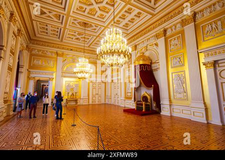 Munich, Allemagne - 07 juillet 2021 : intérieur du musée de la Résidence de Munich. Munchen Residenz est l'ancien palais royal de Munich, en Allemagne. Banque D'Images