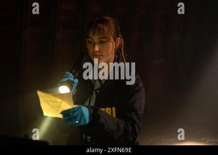 Longlegs Maika Monroe Banque D'Images