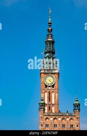 Ratusz - main Town Hall, Gdansk, Gdańsk, Pologne Banque D'Images