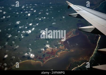 Cancun, Mexique. 04 juillet 2024. Vue sur la péninsule du Yucatan avant l'ouragan attendu 'Beryl'. Crédit : Felix Marquez/dpa/Alamy Live News Banque D'Images