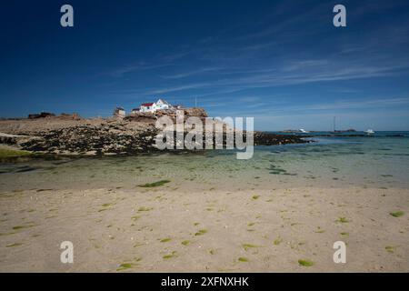 Récif des Ecrehous, Jersey, îles Anglo-Normandes, juin 2015 Banque D'Images