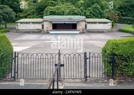 Ross Bandstand, West Princes Street Gardens, Édimbourg, Écosse, Royaume-Uni Banque D'Images