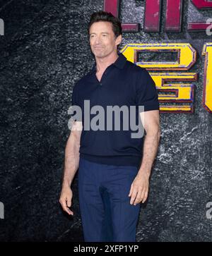 Séoul, Corée du Sud. 4 juillet 2024. L'acteur Hugh Jackman, conférence de presse du film Deadpool & Wolverine à l'hôtel four Season à Séoul, Corée du Sud, le 4 juillet 2024. (Photo de Lee Young-ho/Sipa USA) crédit : Sipa USA/Alamy Live News Banque D'Images