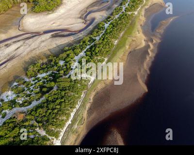 Parc national de Loango, Parc national de Loango, vue aérienne, Province d'Ogooue-maritime, Gabon Banque D'Images