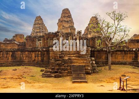 Temple pré Rup sur le complexe d'Angkor Banque D'Images