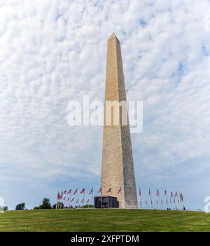 Le Washington Monument à Washington Banque D'Images