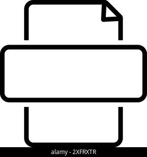 Icône pour les formats, dépenses Illustration de Vecteur