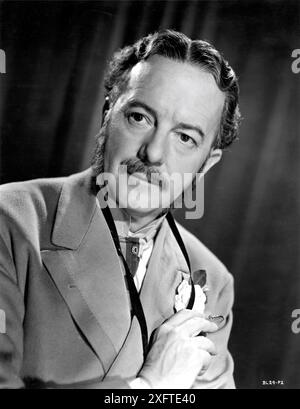 MAURICE EVANS Portrait en tant que compositeur Sir Arthur Sullivan dans L'HISTOIRE DE GILBERT ET SULLIVAN 1953 réalisateur / scénario SIDNEY Gilliat livre / scénario Leslie Baily conception de production Hein Heckroth conception de costumes Elizabeth Haffenden et Hein Heckroth London film Productions / British Lion film Corporation Banque D'Images