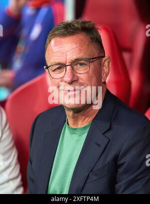 Ralf Rangnick, entraîneur AUT, dans le Best of 16 match AUSTRIA - TueRKIJE 1-2 des Championnats d'Europe de l'UEFA 2024 le 02 juillet 2024 à Leipzig, Allemagne. Photographe : ddp images / STAR-images Banque D'Images