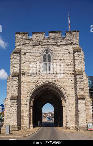 Angleterre, Kent, Canterbury, Westgate Tower et musée Banque D'Images