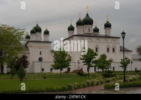 Cathédrale de la Trinité, Astrakhan Kremlin, Russie Banque D'Images