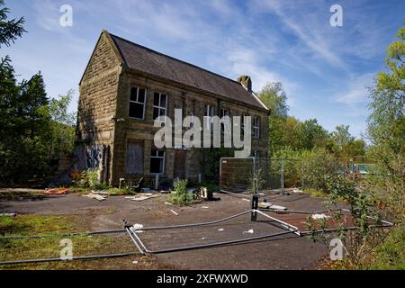 Ancien moulin dans le centre-ville de Ramsbottom Banque D'Images