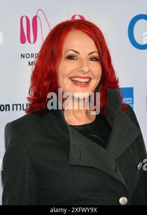 LONDRES, ROYAUME-UNI. 5 juillet 2024. Carrie Grant assiste aux Nordoff et Robbins O2 Silver clefs Awards 2024, un événement annuel prestigieux organisé par la plus grande association caritative de musicothérapie du Royaume-Uni Nordoff et Robbins au JW Marriott Grosvenor House, Londres, Royaume-Uni. Crédit : Voir Li/Picture Capital/Alamy Live News Banque D'Images