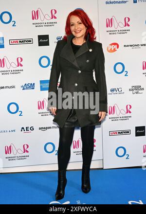 LONDRES, ROYAUME-UNI. 5 juillet 2024. Carrie Grant assiste aux Nordoff et Robbins O2 Silver clefs Awards 2024, un événement annuel prestigieux organisé par la plus grande association caritative de musicothérapie du Royaume-Uni Nordoff et Robbins au JW Marriott Grosvenor House, Londres, Royaume-Uni. Crédit : Voir Li/Picture Capital/Alamy Live News Banque D'Images