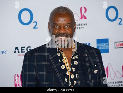 LONDRES, ROYAUME-UNI. 5 juillet 2024. David Grant assiste aux Nordoff et Robbins O2 Silver clefs Awards 2024, un événement annuel prestigieux organisé par la plus grande association caritative de musicothérapie du Royaume-Uni Nordoff et Robbins au JW Marriott Grosvenor House, Londres, Royaume-Uni. Crédit : Voir Li/Picture Capital/Alamy Live News Banque D'Images