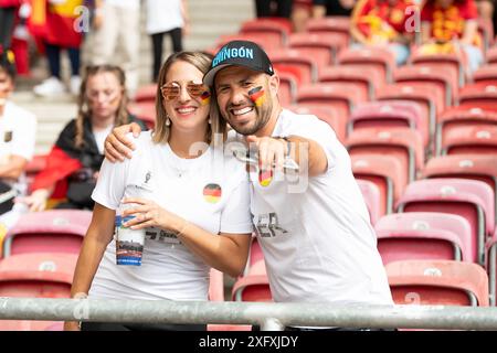 Stuttgart, Allemagne. 5 juillet 2024. Deutschland fans, GER, Spanien (ESP) v. Deutschland (GER), Fussball Europameisterschaft, UEFA EURO 2024, Viertelfinale, 05.07.24, Foto : Eibner-Pressefoto/Wolfgang Frank/Alamy Live News Banque D'Images