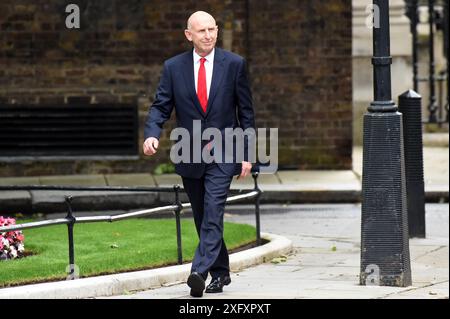 Londres, Royaume-Uni. 05 juillet 2024. Downing Street Londres 5 juillet 2024. John Healey arrive à Downing Street Credit : MARTIN DALTON/Alamy Live News Banque D'Images