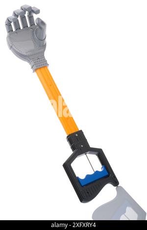 Main d'aide, bras robotique, jouet, grattoir arrière, atteer, pince ou griffe ! Banque D'Images