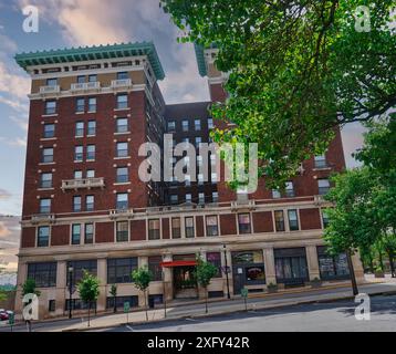 Le Shawnee Hotel, maintenant appelé Shawnee place, Springfield OH 2024 le Shawnee Hotel, maintenant appelé Shawnee place, Springfield OH 2024 Banque D'Images