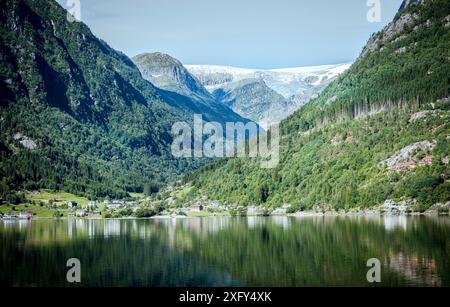 Glacier Norvège Banque D'Images