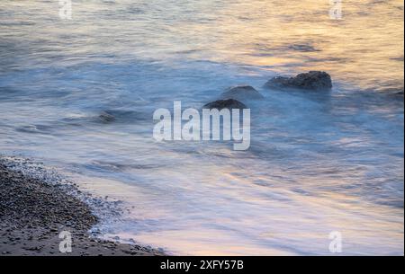Paysage de plage en Espagne Banque D'Images
