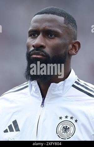 Stuttgart, Allemagne. 05 juillet 2024. Fussball UEFA EURO 2024 Viertelfinale Spanien - Deutschland AM 05.07.2024 in der Stuttgart Arena in Stuttgart Antonio Ruediger ( Deutschland ) Foto : Revierfoto crédit : ddp Media GmbH/Alamy Live News Banque D'Images