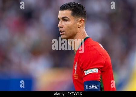 Hambourg, Allemagne. 05 juillet 2024. Cristiano Ronaldo du Portugal lors du quart de finale - UEFA EURO 2024 match entre le Portugal et la France au Volksparkstadion le 5 juillet 2024 à Hambourg, Allemagne. (Photo de Joris Verwijst/Agence BSR) crédit : Agence BSR/Alamy Live News Banque D'Images