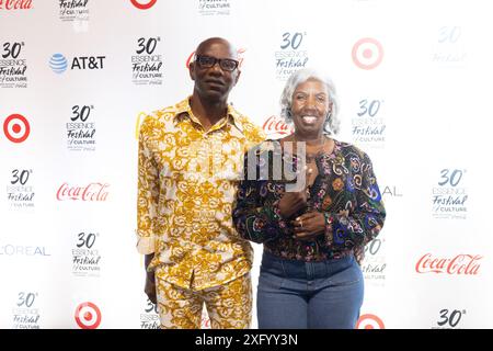 La Nouvelle-Orléans, États-Unis. 05 juillet 2024. Au 30e ESSENCE Festival of culture™ présenté par Coca-Cola® au Ernest N. Morial Convention Center à la Nouvelle-Orléans, Louisiane, le 5 juillet 2024. (Photo de Jay Wiggins/Sipa USA) crédit : Sipa USA/Alamy Live News Banque D'Images