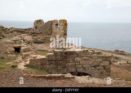 Mine d'étain du Levant Banque D'Images