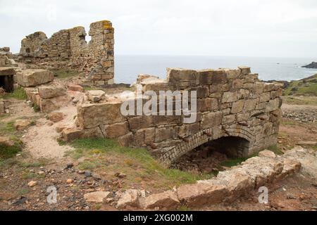 Mine d'étain du Levant Banque D'Images