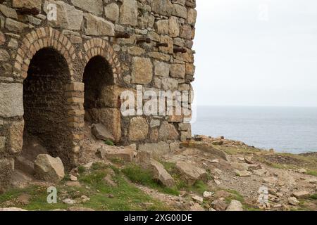 Mine d'étain du Levant Banque D'Images