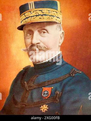 FERDINAND FOCH (1851-1929) commandant de l'armée française vers 1914 Banque D'Images