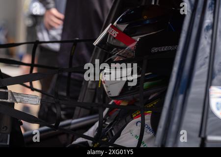 Andover, Hampshire - 8 juin 2024 : British Touring car Championship Thruxton qualificatif Andrew Watson Toyota Gazoo Racing Banque D'Images