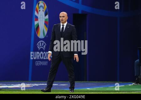 Hambourg, Allemagne. 05 juillet 2024. L'entraîneur-chef du Portugal Roberto Martinez lors du match de l'UEFA Euro 2024 entre le Portugal et la France. Quarts de finale, joué au Volksparkstadion le 5 juillet 2024 à Hambourg, en Allemagne. (Photo de Bagu Blanco/PRESSINPHOTO/Alamy Live News Banque D'Images