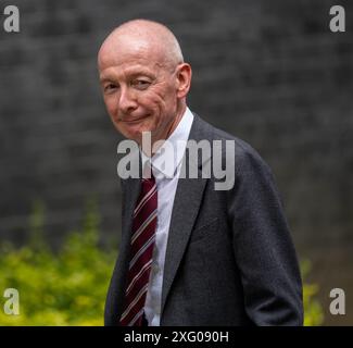 Londres, Royaume-Uni. 6 juillet 2024 Membres du nouveau cabinet du travail à Downing Street Londres Royaume-Uni Pat McFadden, chancelier du duché de Lancaster crédit : Ian Davidson/Alamy Live News Banque D'Images